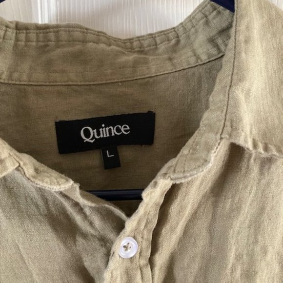 Quince 100% European Linen Short Sleeve Shirt - Picture 3 of 4